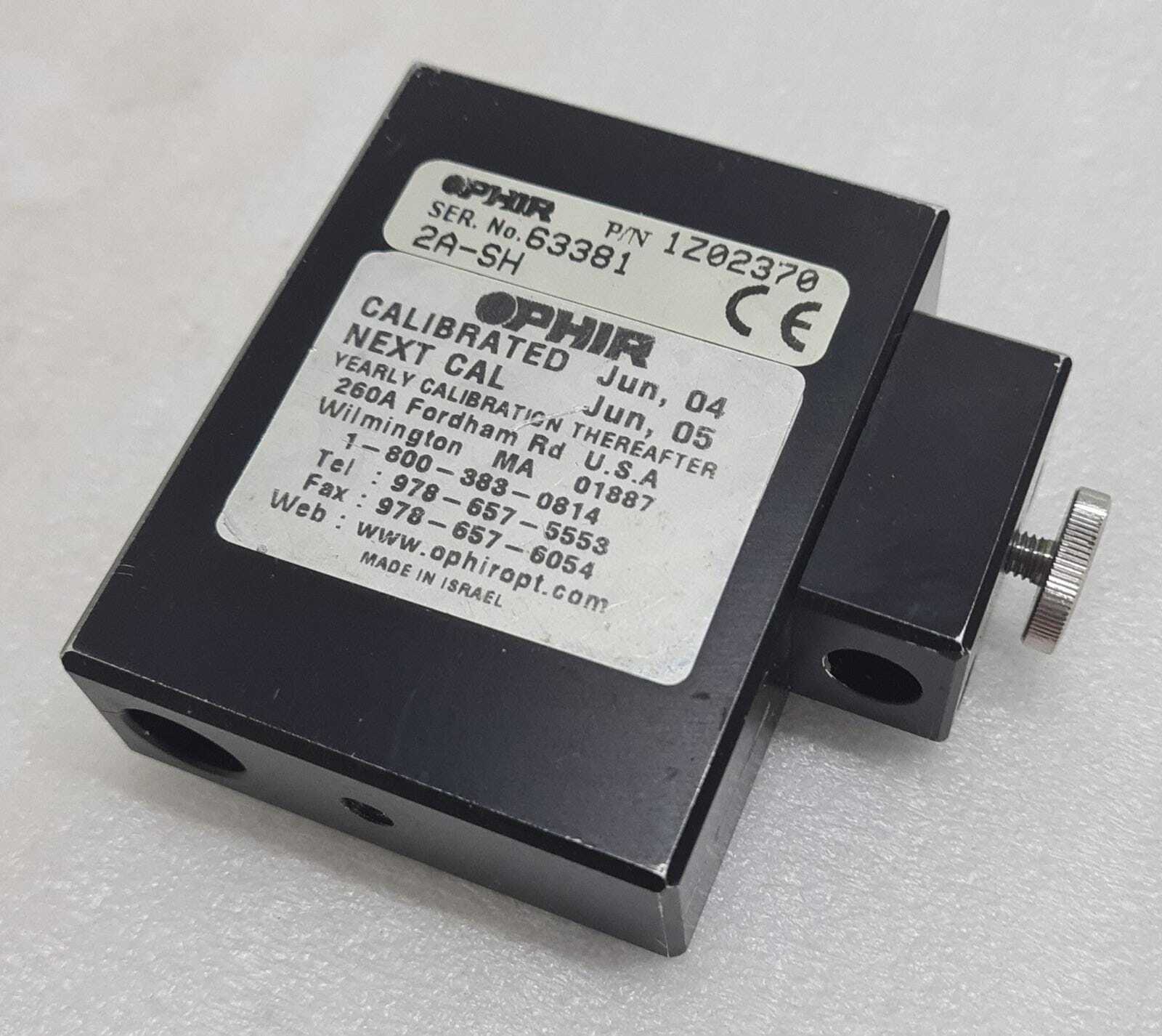 OPHIR Optics 1Z02370 2A-SH Smart Head Laser Sensor Jig - AS IS