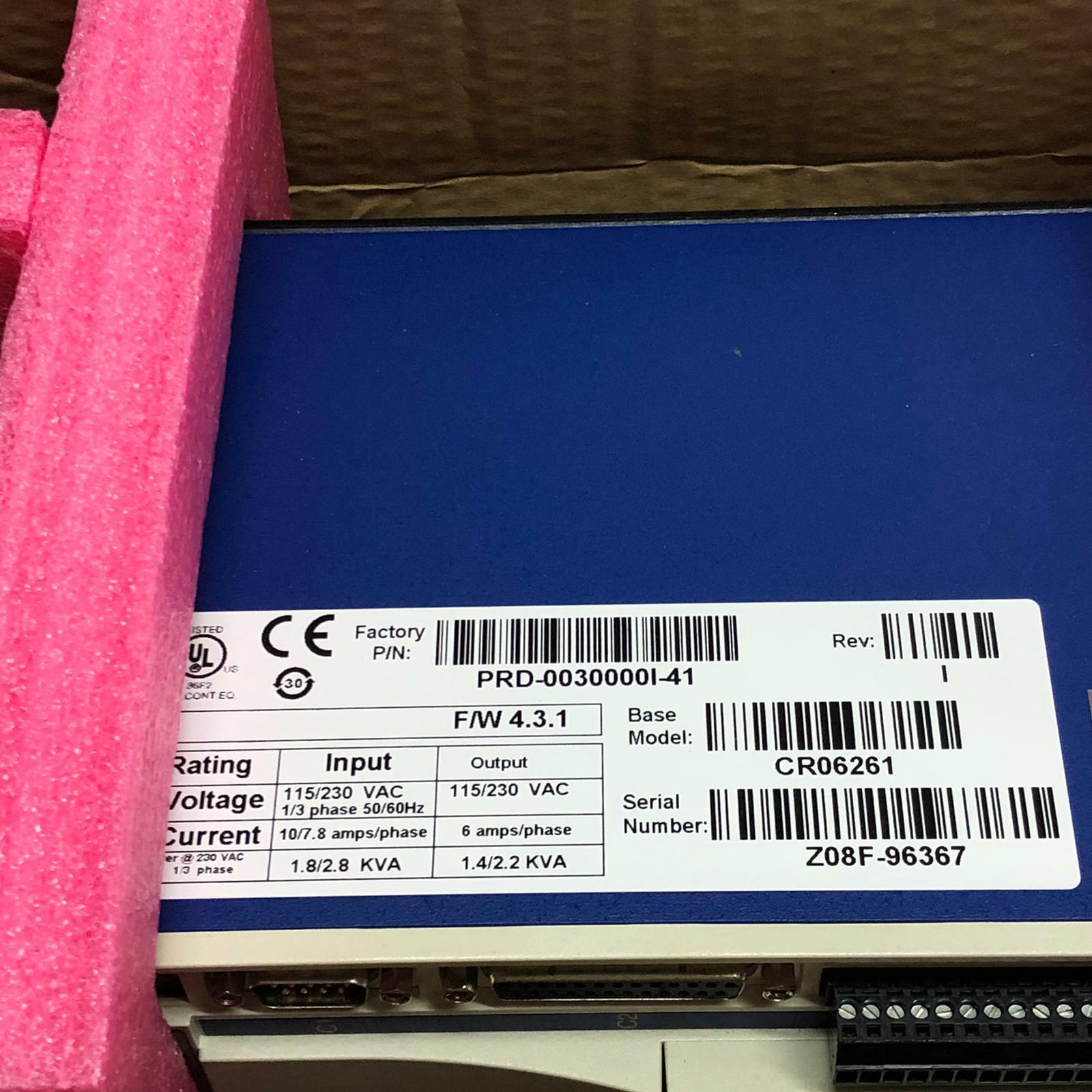 NEW - Kollmorgen Servostar CR06261 PRD-0030000I-41 Servo Drive