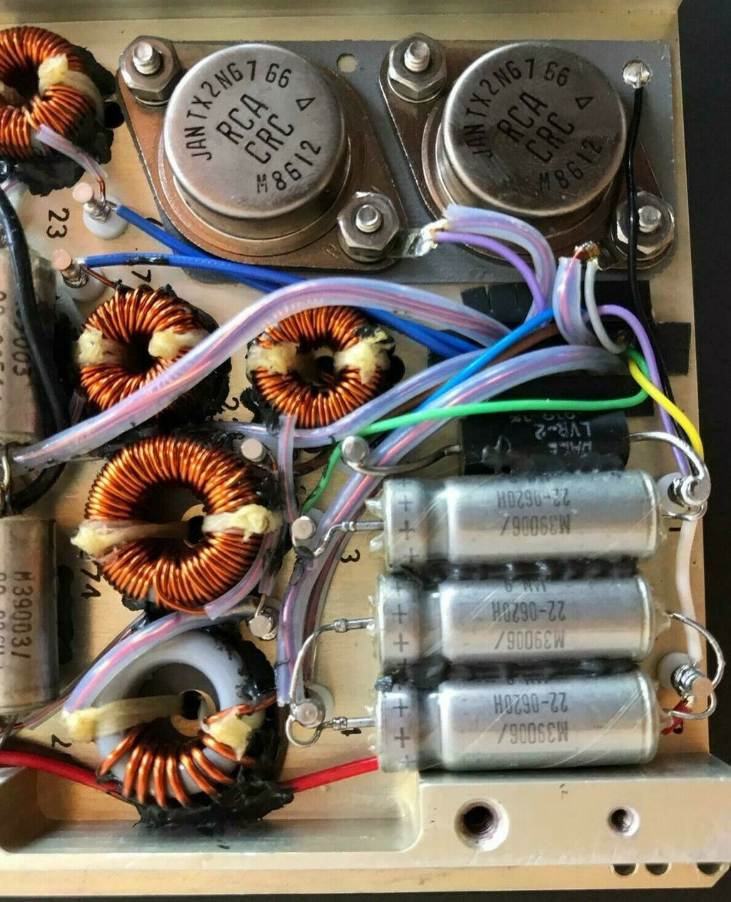 F16 Aircraft Chip Recovery 2N6766 Vishay Sprague M39006/22-0560 M39006/22-0620H