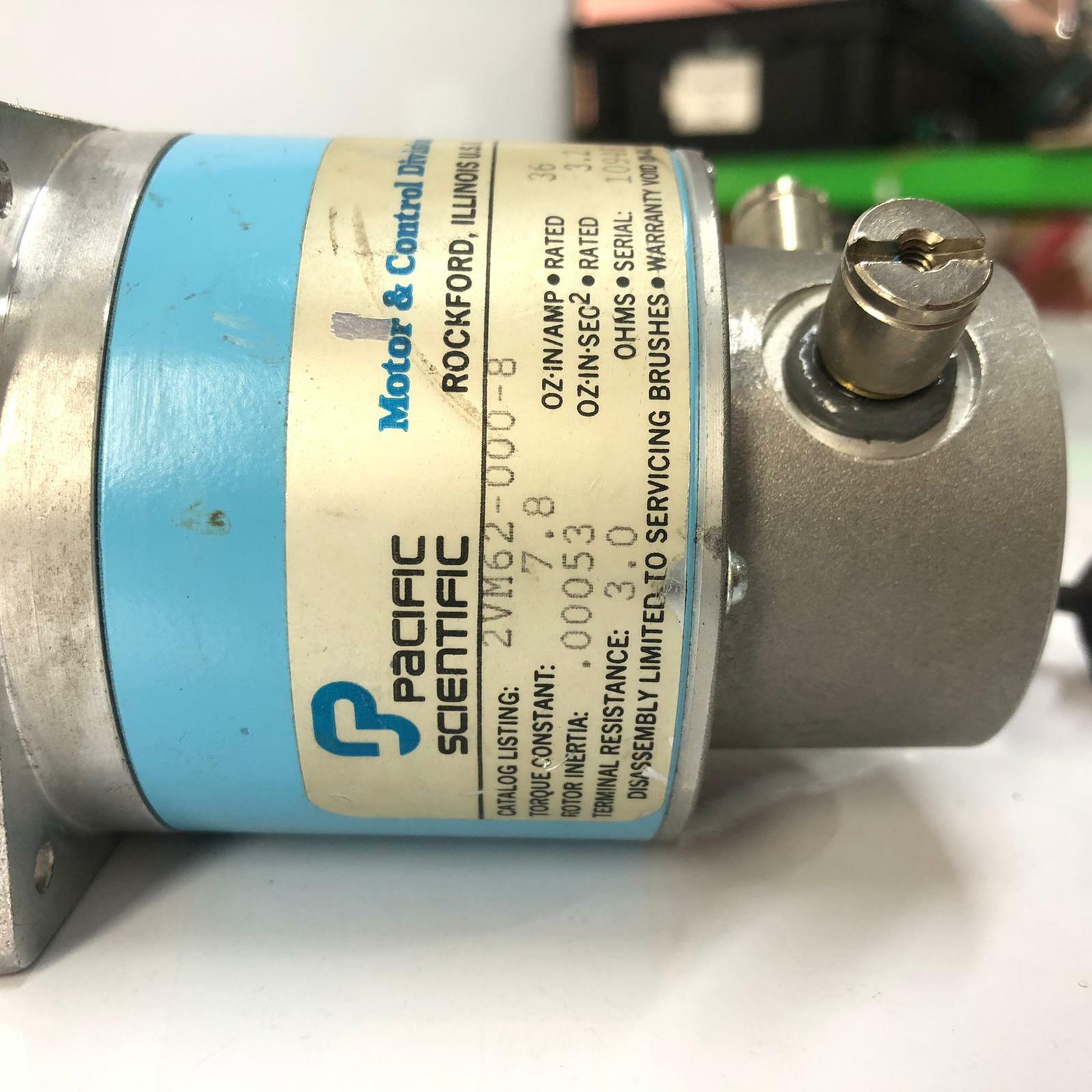 Pacific Scientific motor 2VM62-020-10 + Daynapar Encoder IDM20-2000-ICSS-5