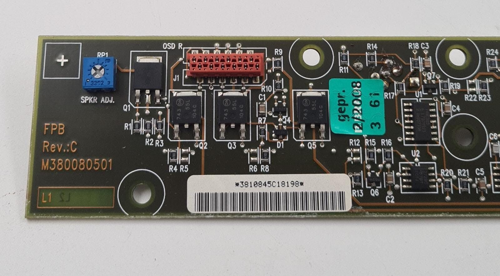 LOTSEITE FPB Rev.:C M380080501 PCB Board for LCD Monitor