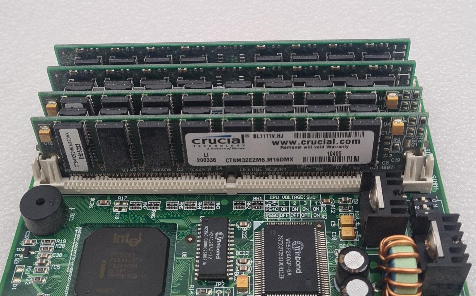 Intel Motherboard CI5TTV-1.00 00-882239-03 CPU Card W/ 4* Memory for GE OEC 9800