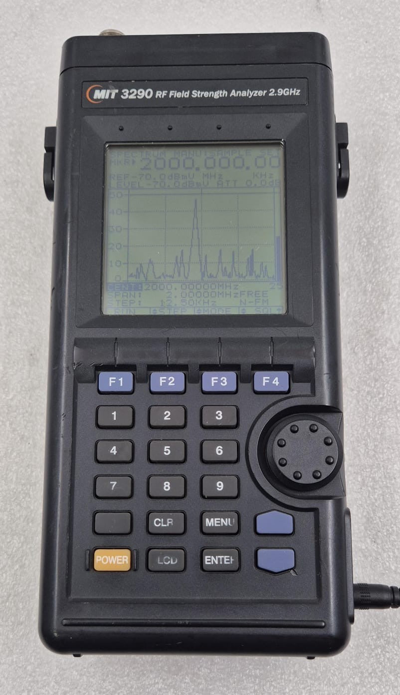[LOT 2 PCS] MIT 3290 RF Field Signal Strength Analyzer 2.9GHz Hand-Held Device
