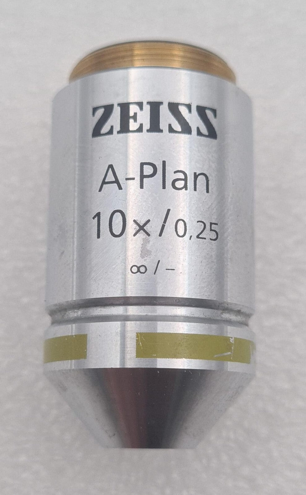 Zeiss A-Plan 10x/0.25 ∞/- 441030 Microscope Objective Lens