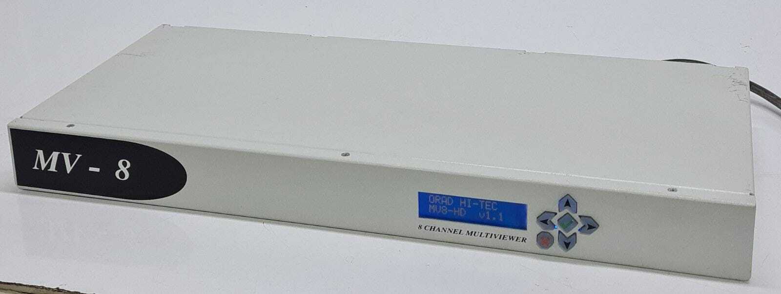 ORAD HI-TEC MV-8 MV8-HD v1.1 8 Channel MULTIVIEWER Outputs One composite picture