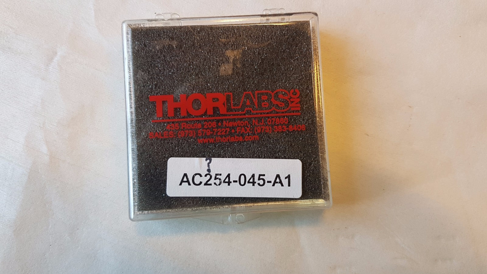 Thorlabs Laser AC254-045-A1  f 45.0 mm Ø1 Unmounted Visible Achromat 400 700 mm