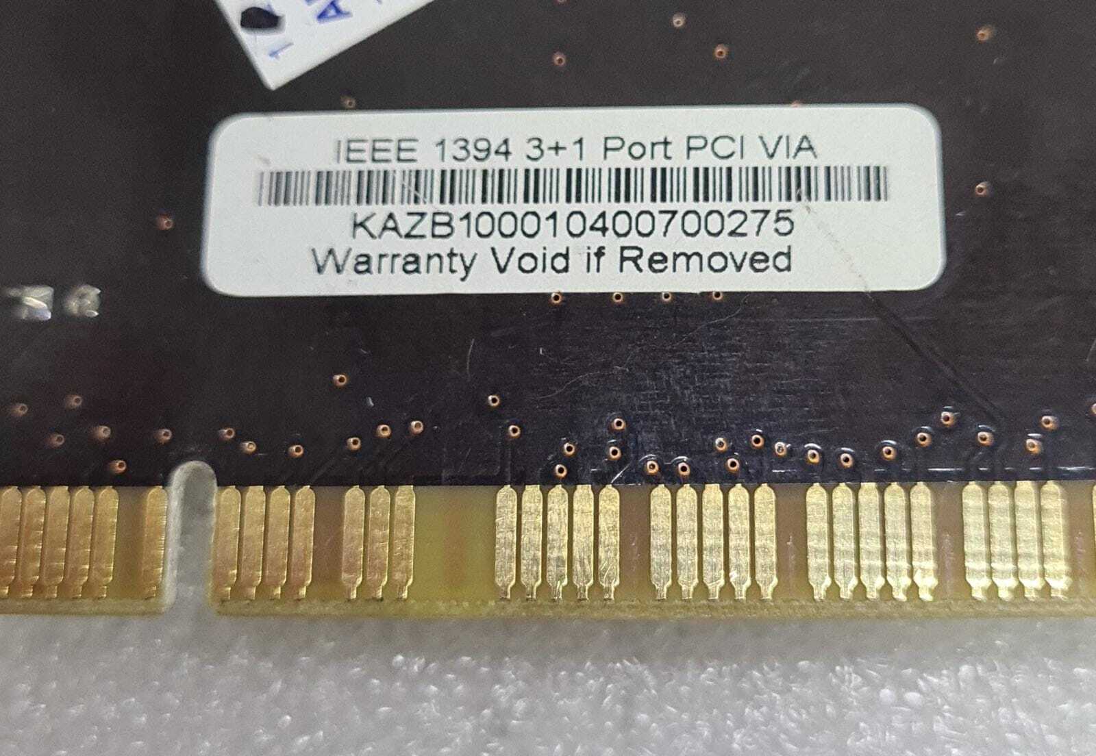 [LOT OF 9] Firewire 3 Port PCI Card EUR-0811 V1 IEEE 1394 3+1 Port PCI VIA