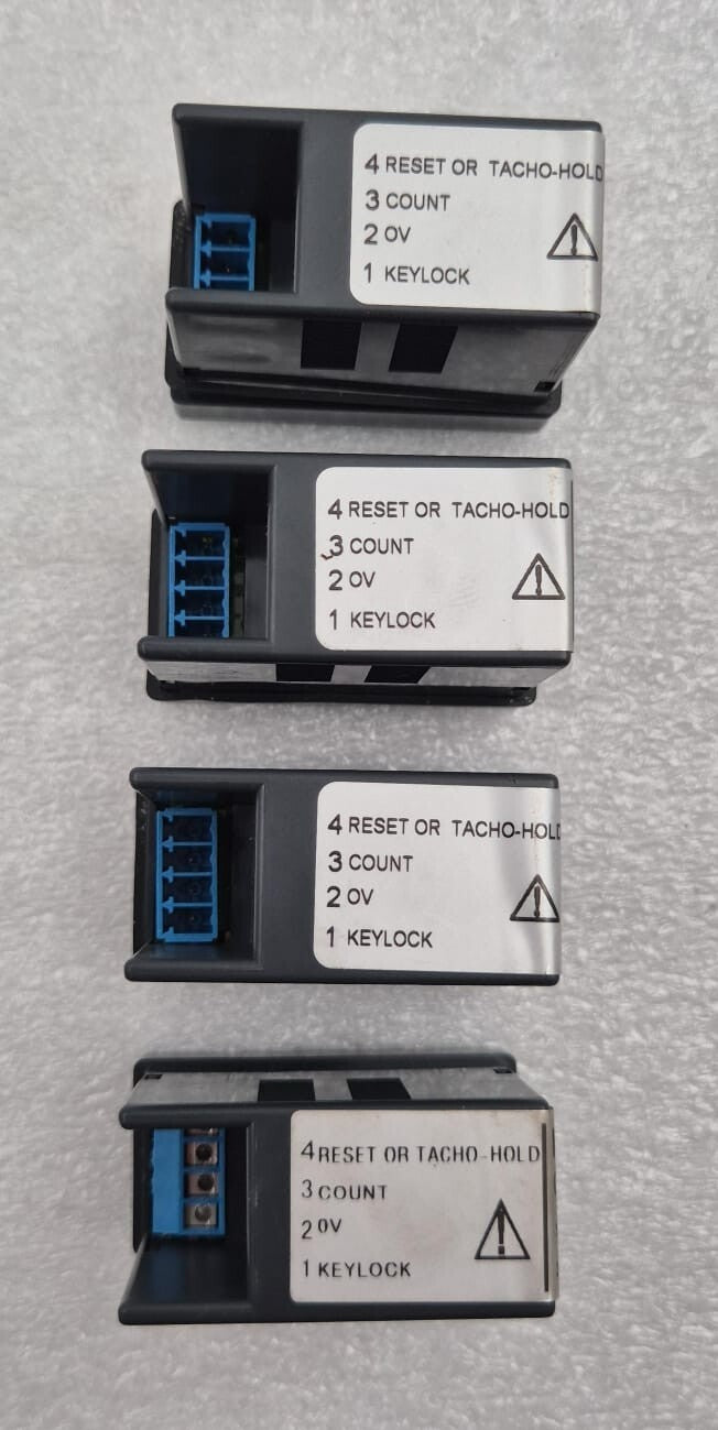 [LOT 4 PCS] HENGSTLER Tico 731 Counter Pulse Tachometer 0731101S / 0731101