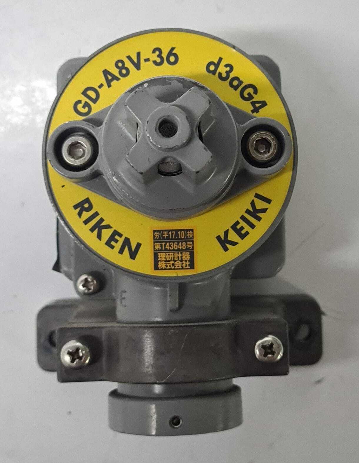 RIKEN KEIKI GD-A8V-36-PF d3aG4 Gas Detector Head Sensor SG-8521