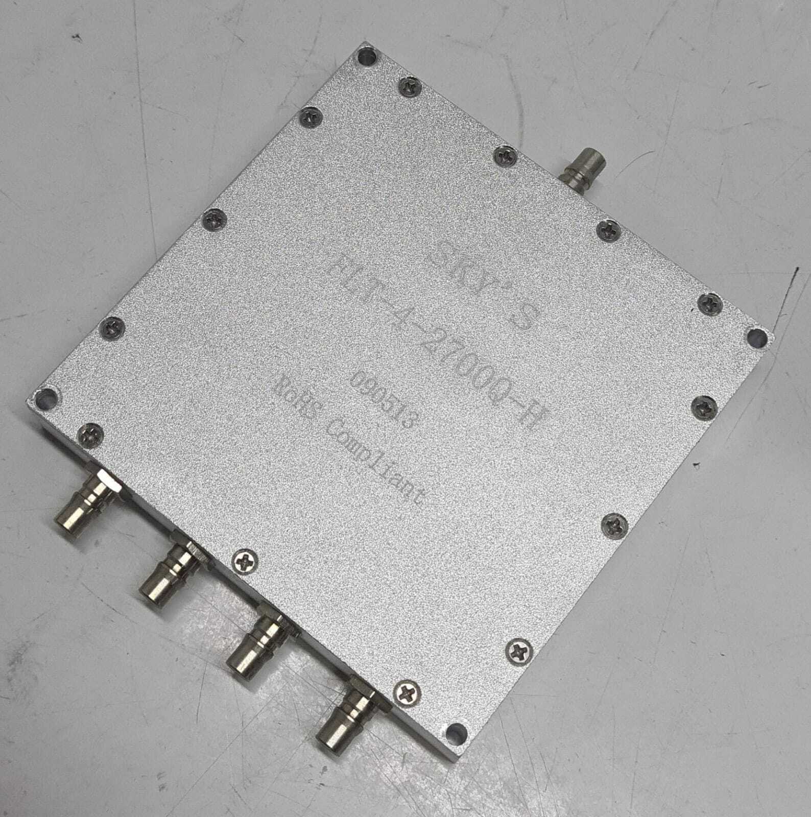 [LOT OF 7] SKY'S FLT-4-2700Q-H 4 Way Power Divider SMA Female Connectors