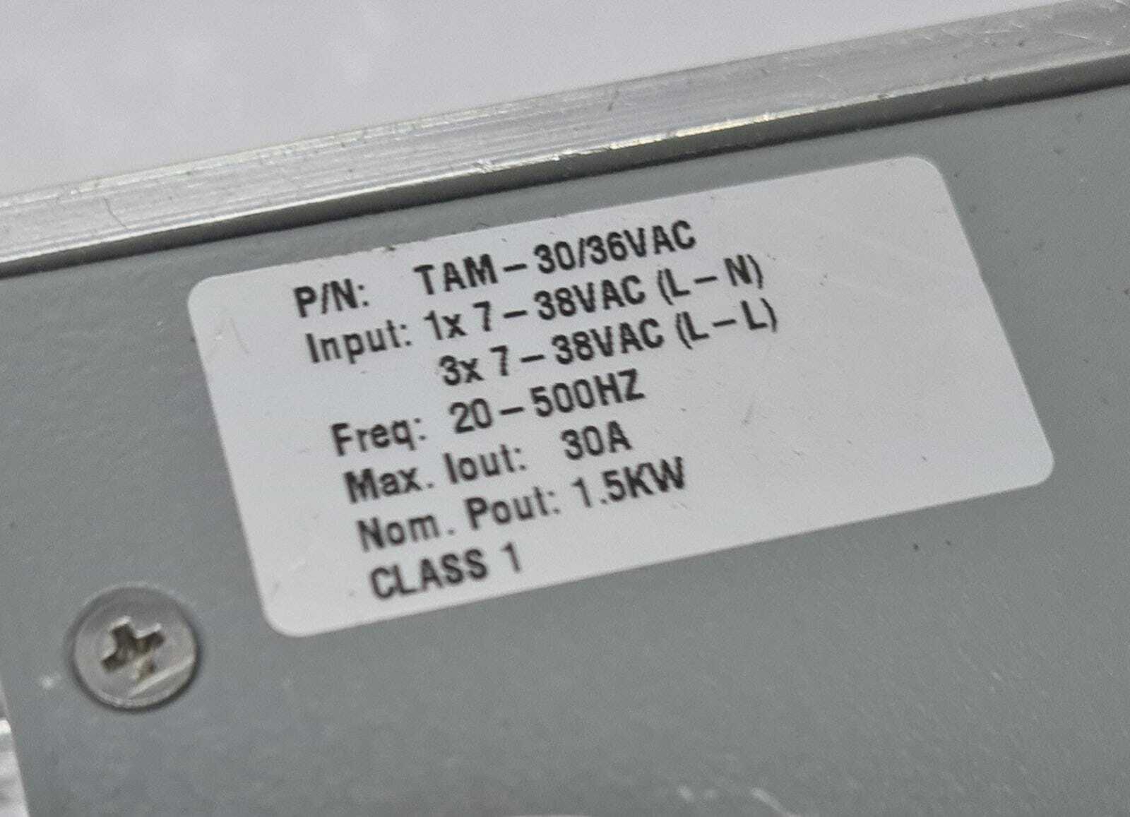 Elmo Motion Control TAM-30/36VAC Power Supply Module