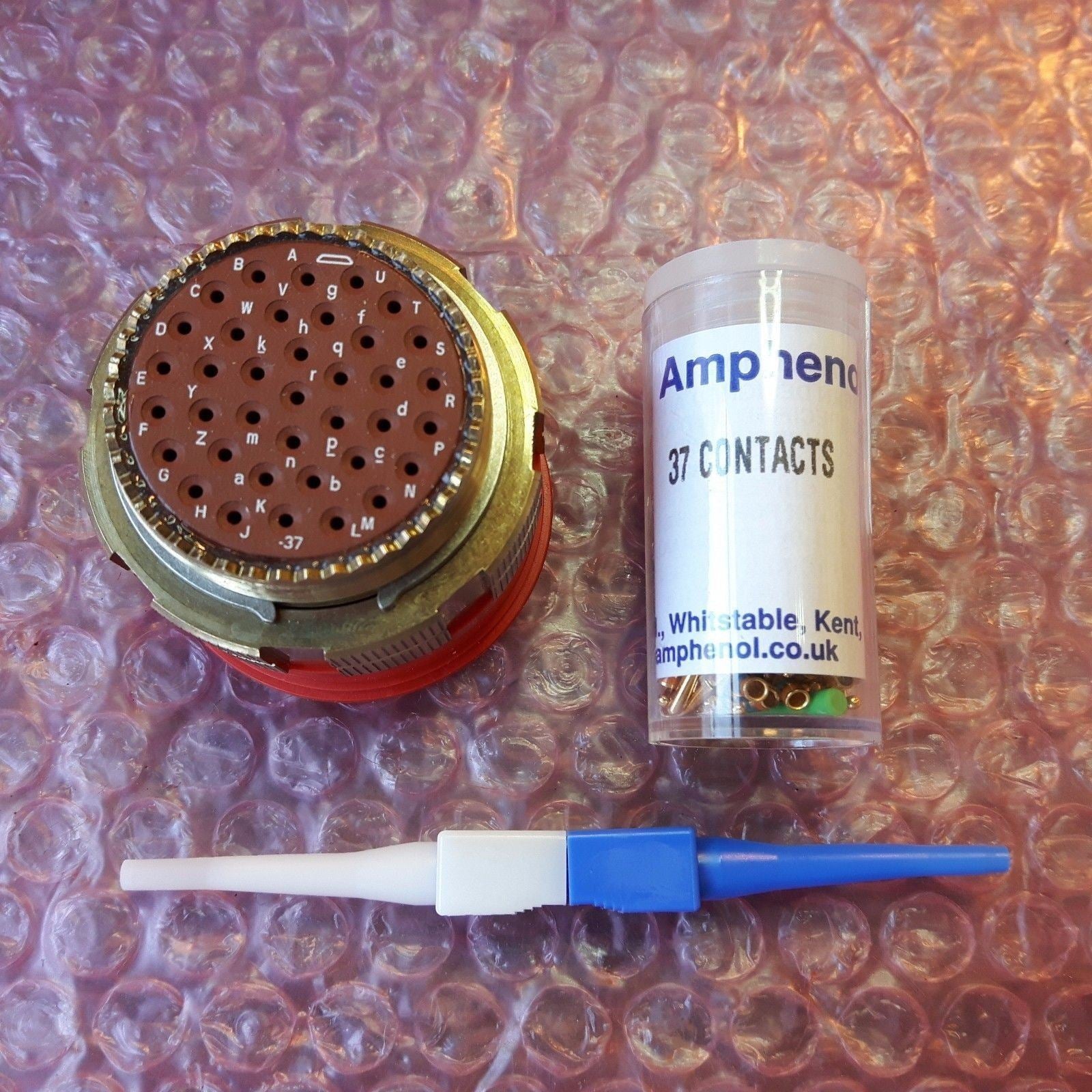 Amphenol TVS06RB-25-37PN Mil Spec Connector Plug With Contacts