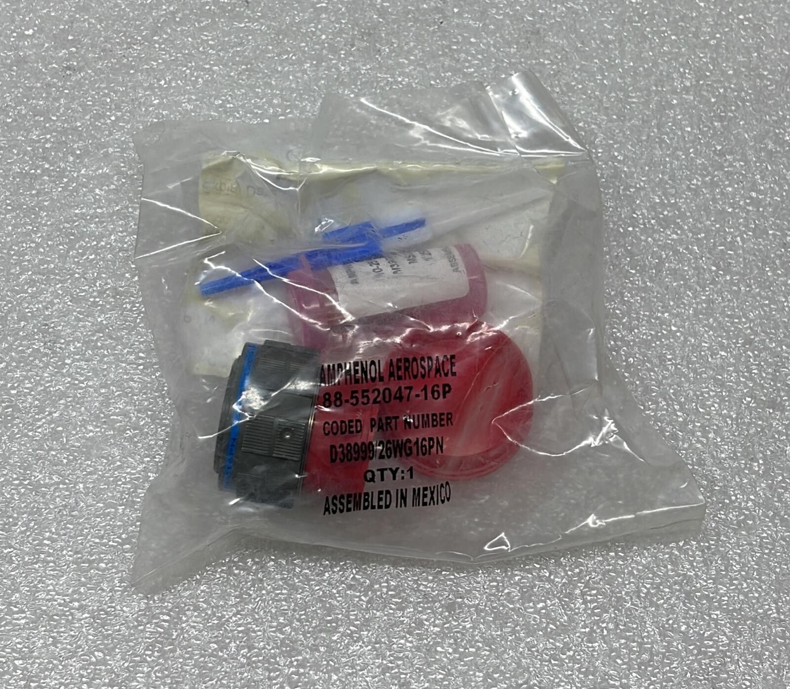 [LOT OF 4] NEW - Amphenol SOURIAU D38999/26WG16SN Circular Mil Spec Connector