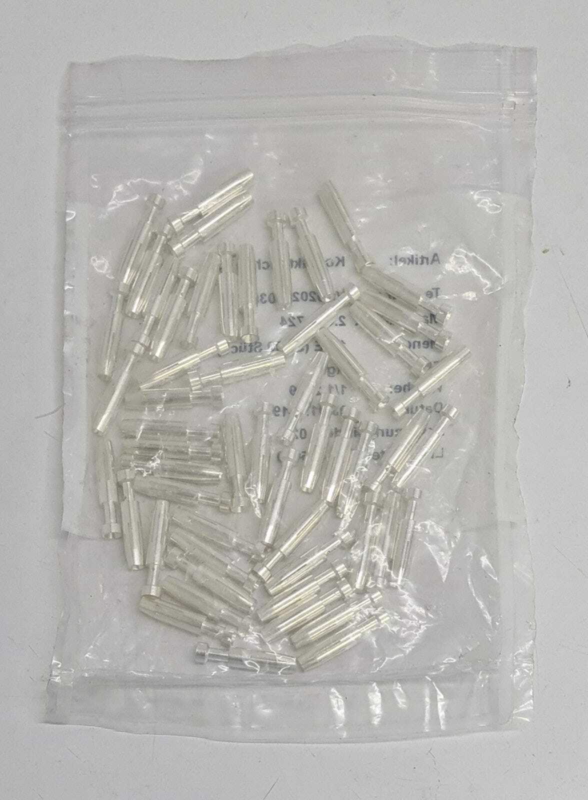 [LOT OF 54] Kontaktbuchse 0,5 VN0202500351C 2.617.724 Ag Crimp Socket Contact