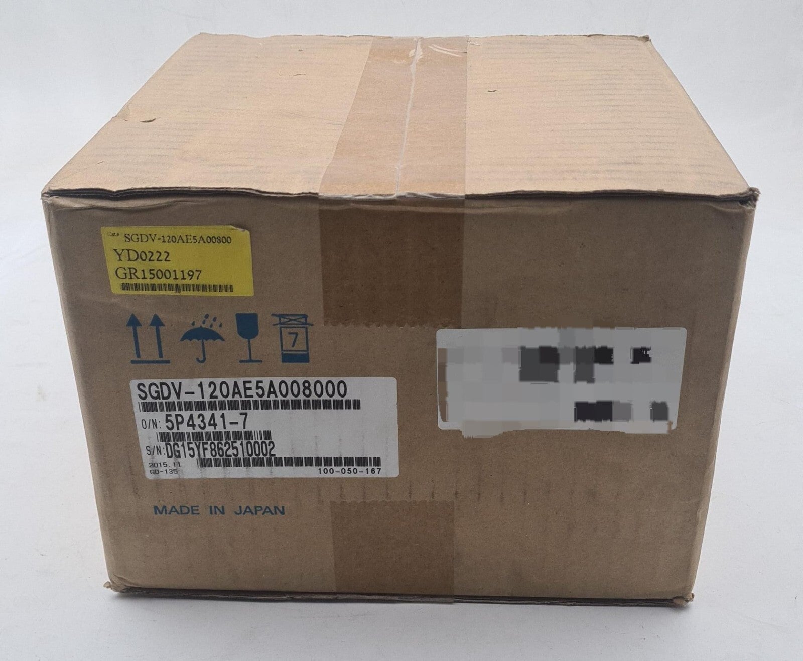 NEW SEALED - YASKAWA SERVOPACK SGDV-120AE5A008000 Servo Drive 1.5kW 200V