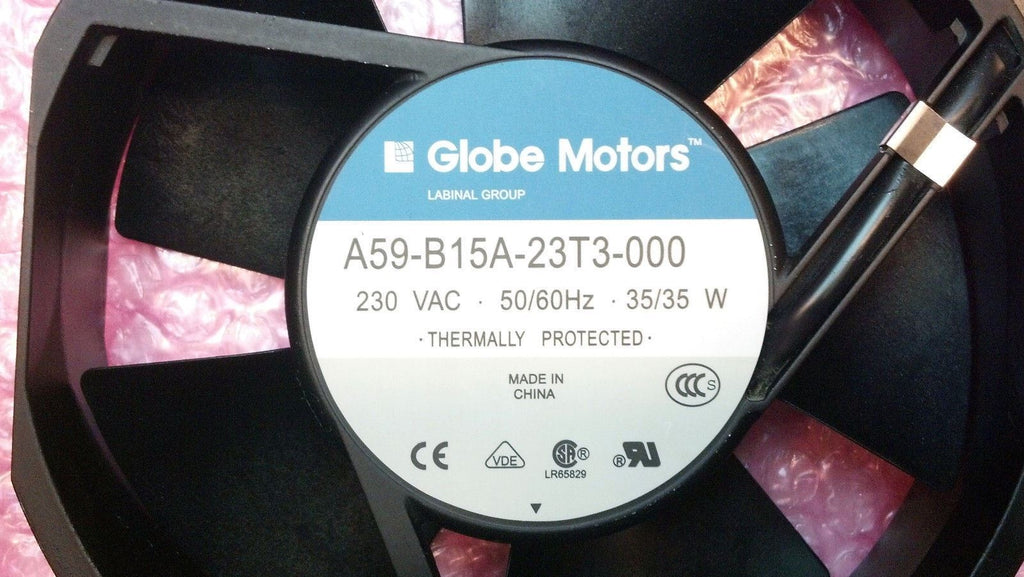 Globe Motors A 59 B 15 A 23t3 000 Fan 230 Vac 35 35 W A59b15a23t3000 5 Blades