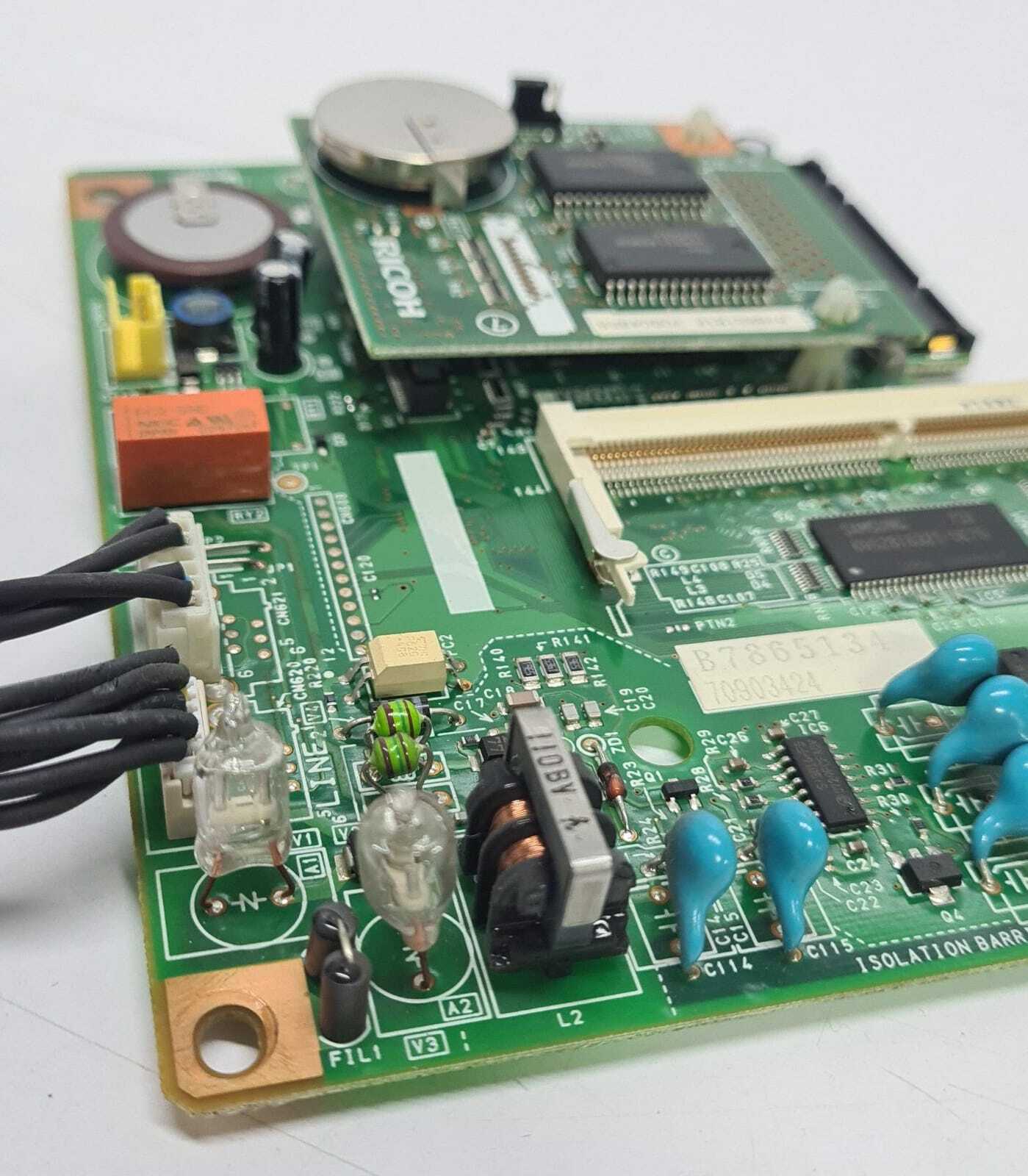 RICOH Aficio MP C2500 PWB B7865134 70903424 B7865181E Photocopier Fax Card