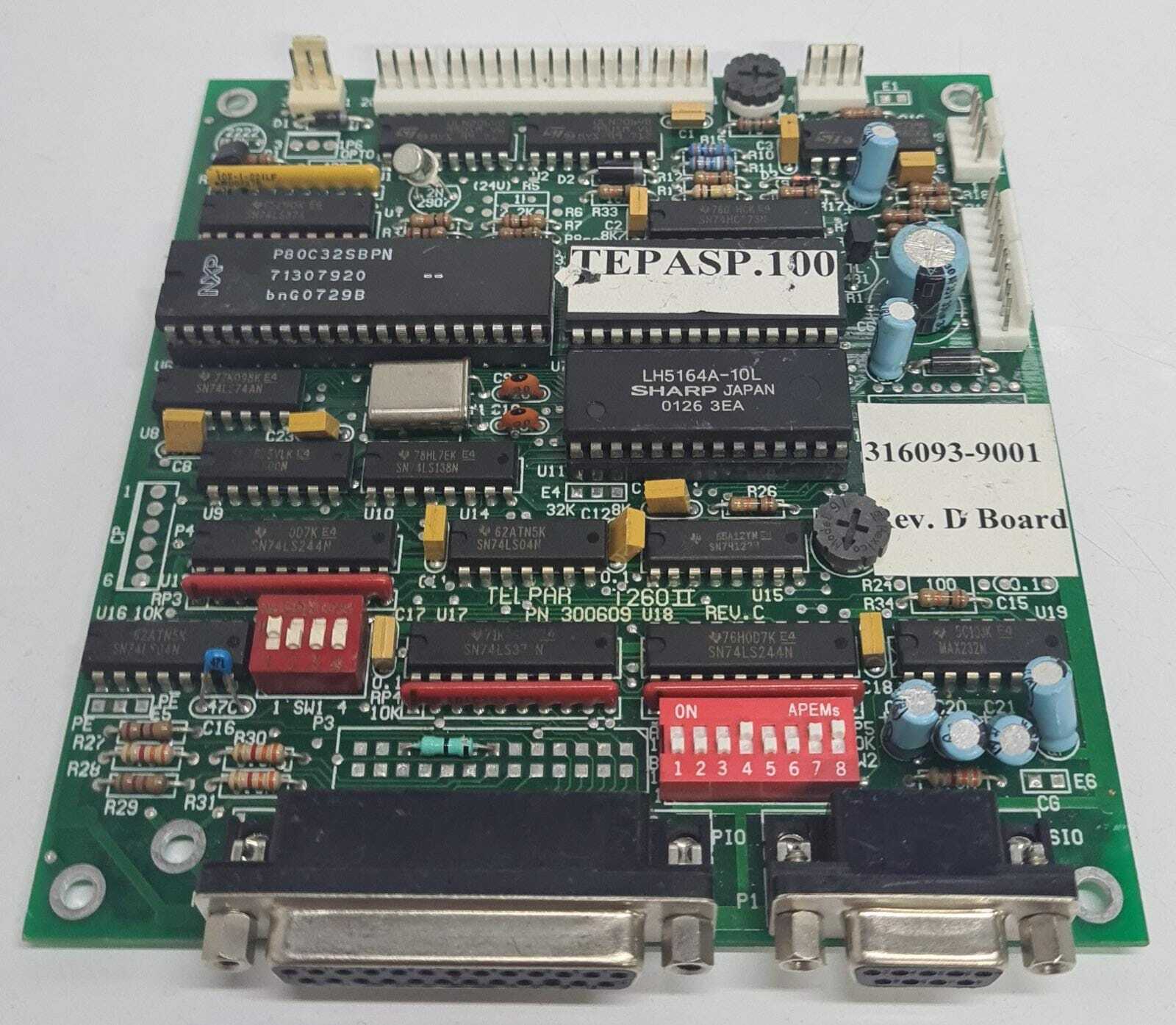 ASP Advanced Sterilization Products 316093-9001 Rev. D Board PN 300609