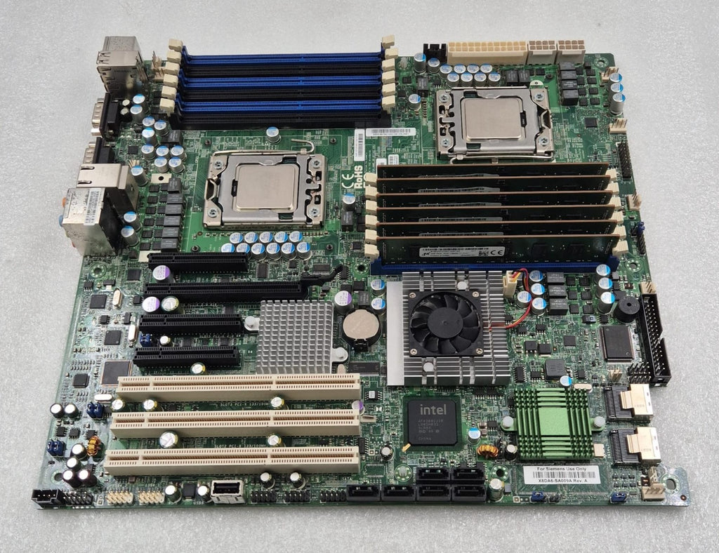 SUPER X8DA6-SA009A Motherboard W/ 6* 4GB & 2* CPU & I/O Shield for Siemens