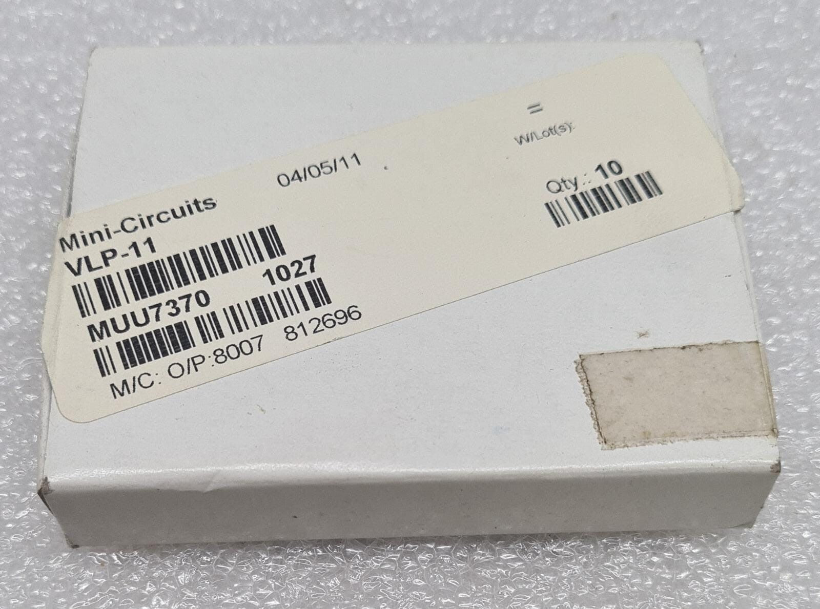 1pc Mini-Circuits 15542 VLP-11 Low Pass Coax Filter DC-850 1027 Radio Frequency