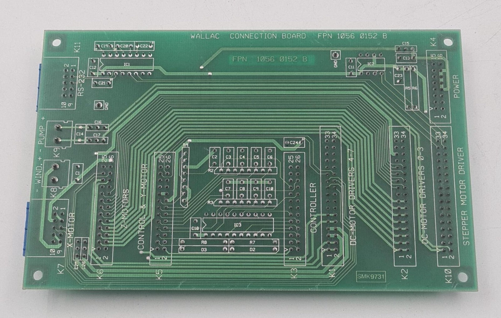 WALLAC FPN 1086 0153 Connection Board FPN 1056 0152 B