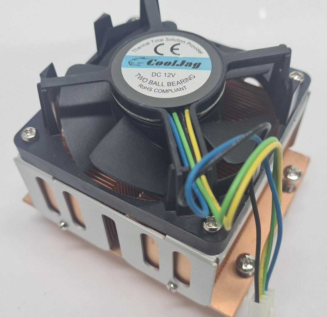 New - Intel Xeon CPU IC Processor 3.2GHz 1M PPGA JZC823A w/ CoolJag Fan Server