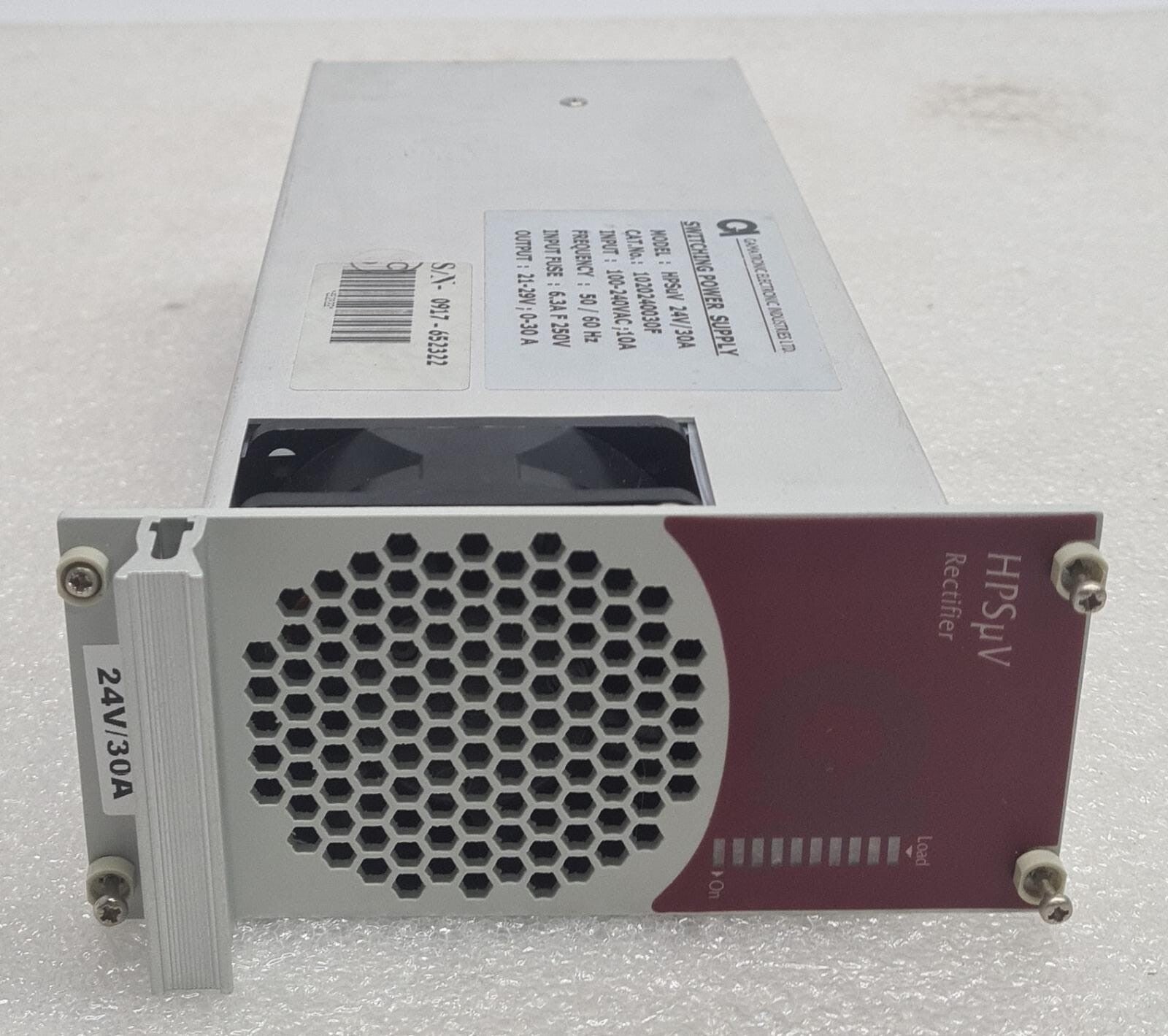 Gamatronic HPSuV 1020240030F 24V 30A switching power supply module