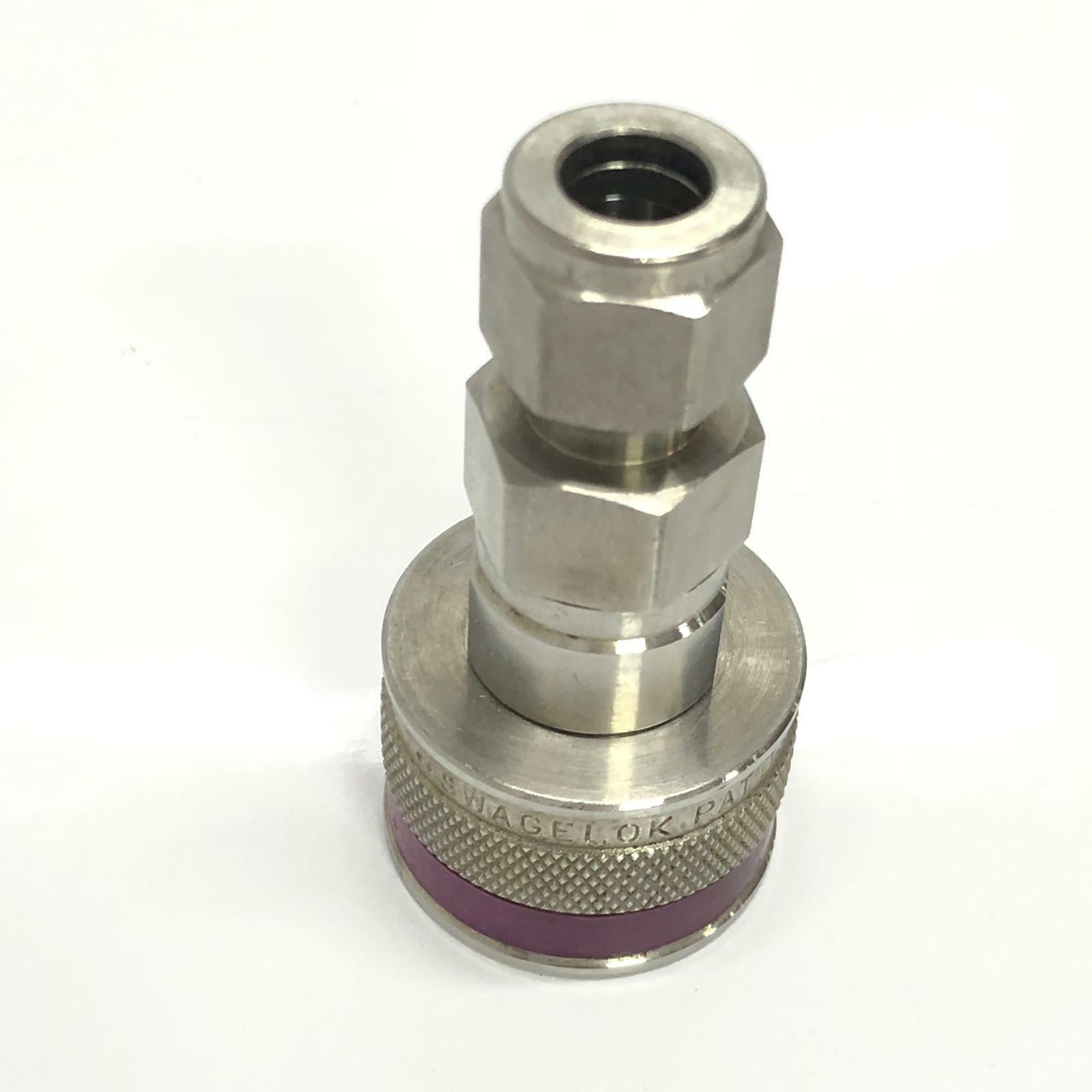 [LOT OF 8] Swagelok Qc6 Key 7 Ss 316 Quick Connect Stem Fitting