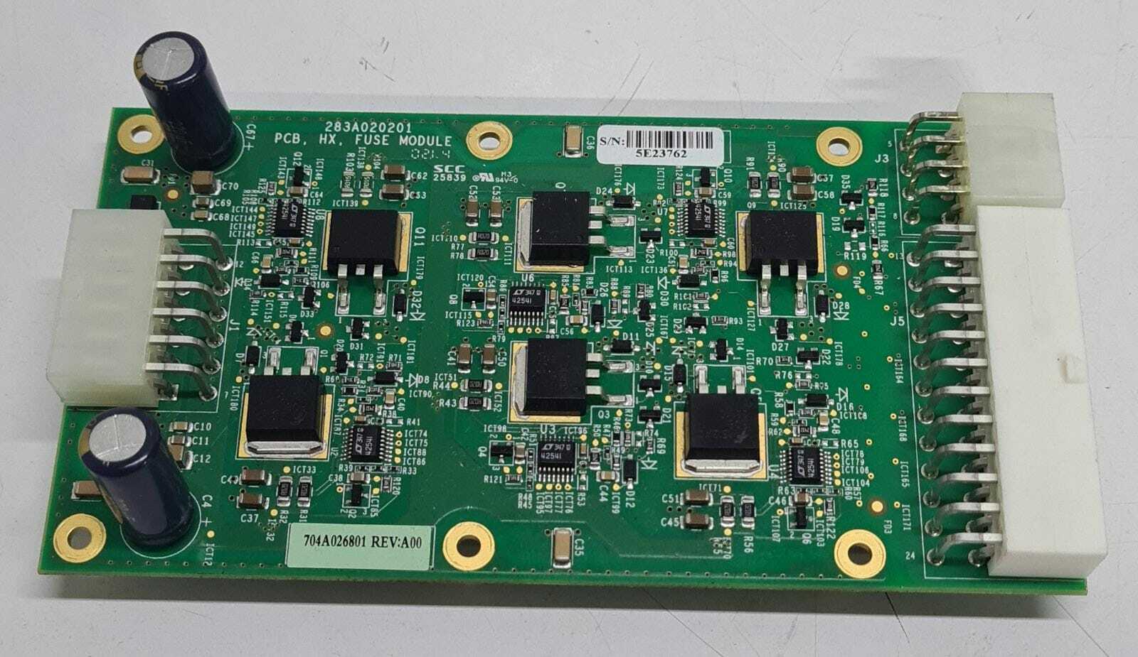 283A020201 PCB HX FUSE MODULE 704A026801 REV: A00