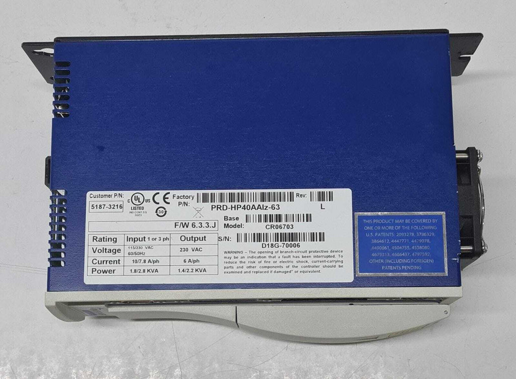 Kollmorgen CR06703 PRD-HP40AAIz-63 Servostar CD Servo Controller 5187-3216