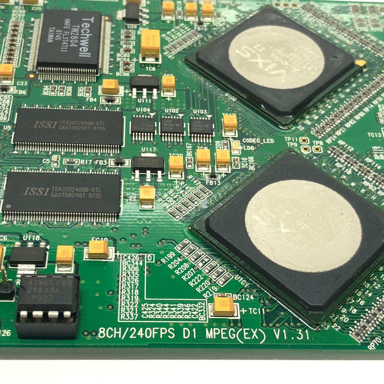 PCI Express 8CH/240FPS D1 MPEG(EX)V1.31 D1 120 Real Time Dsiplay, Raw Data