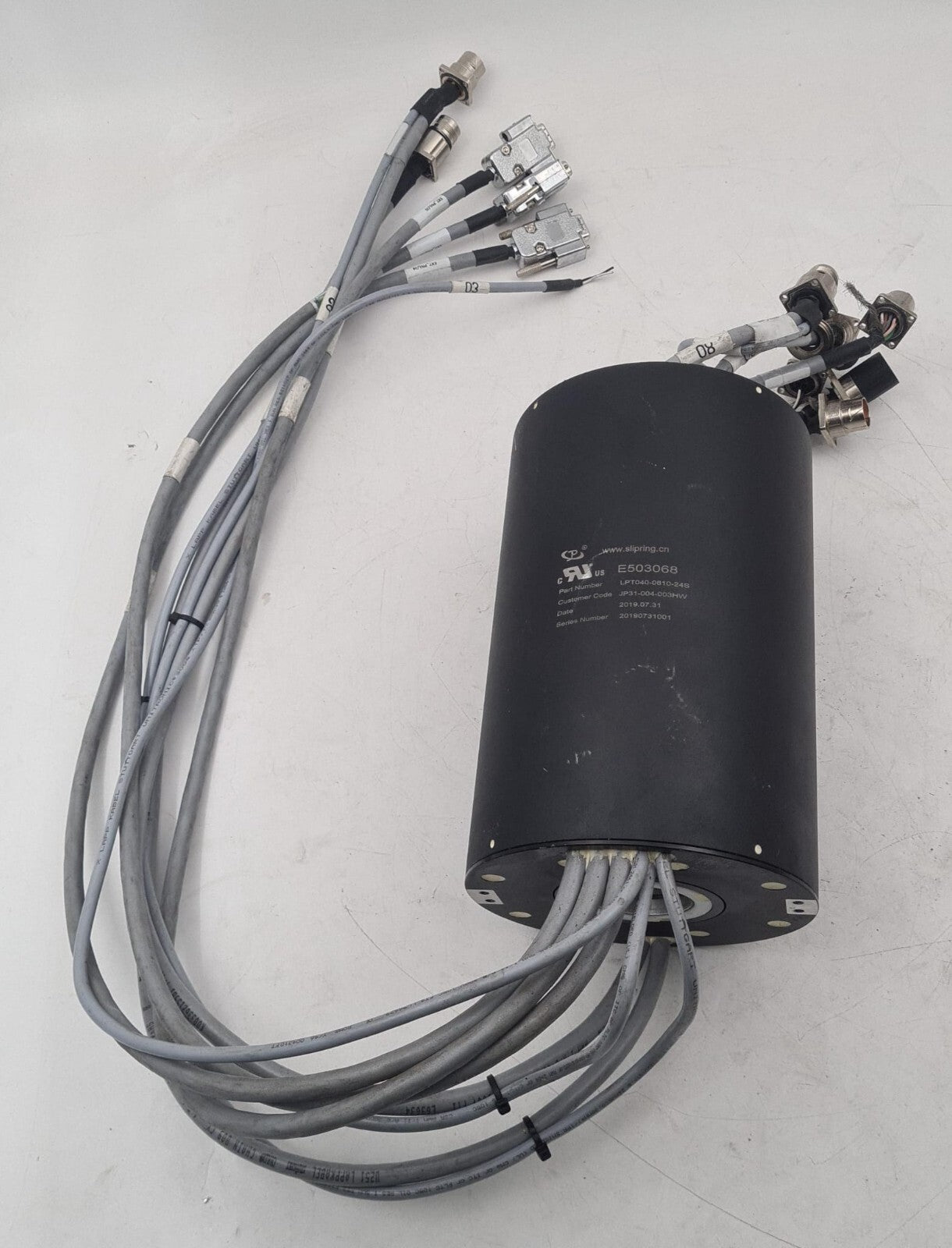 JINPAT Electronics Through-bore slipring LPT040-0610-24S Hollow Shaft