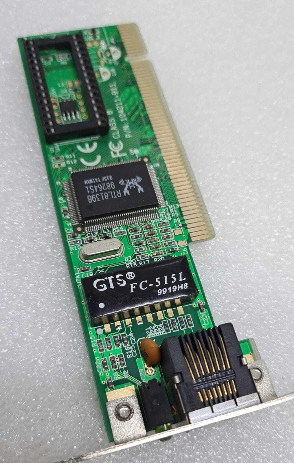 SMC 104211+911 Class B UE1211D-TXR01 670190+000 NETWORK ETHERNET CARD