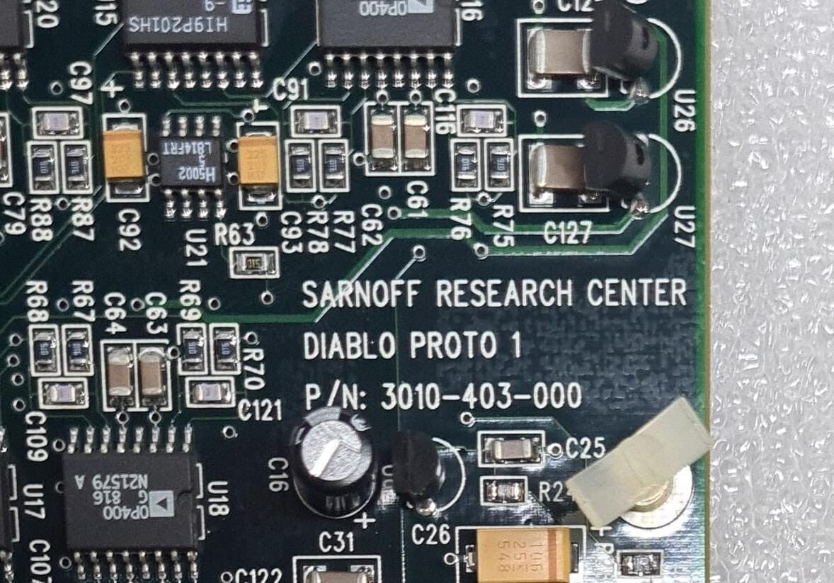 VARIAN 3010-403-000 SARNOFF RESEARCH CENTER DIABLO PROTO 1