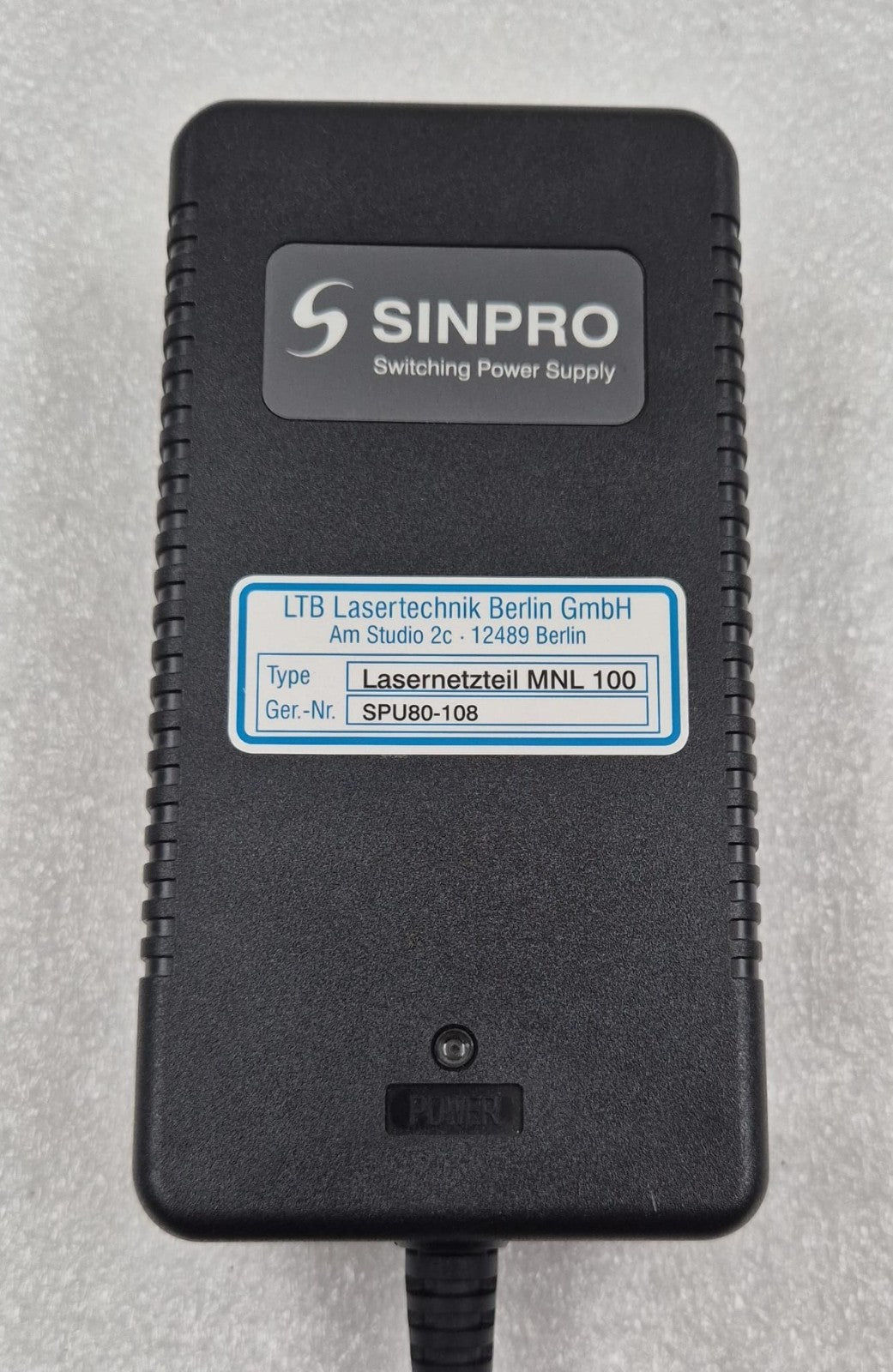 SINPRO Switching Power Supply SPU80-108 Lasernetzteil MNL 100 for Bruker