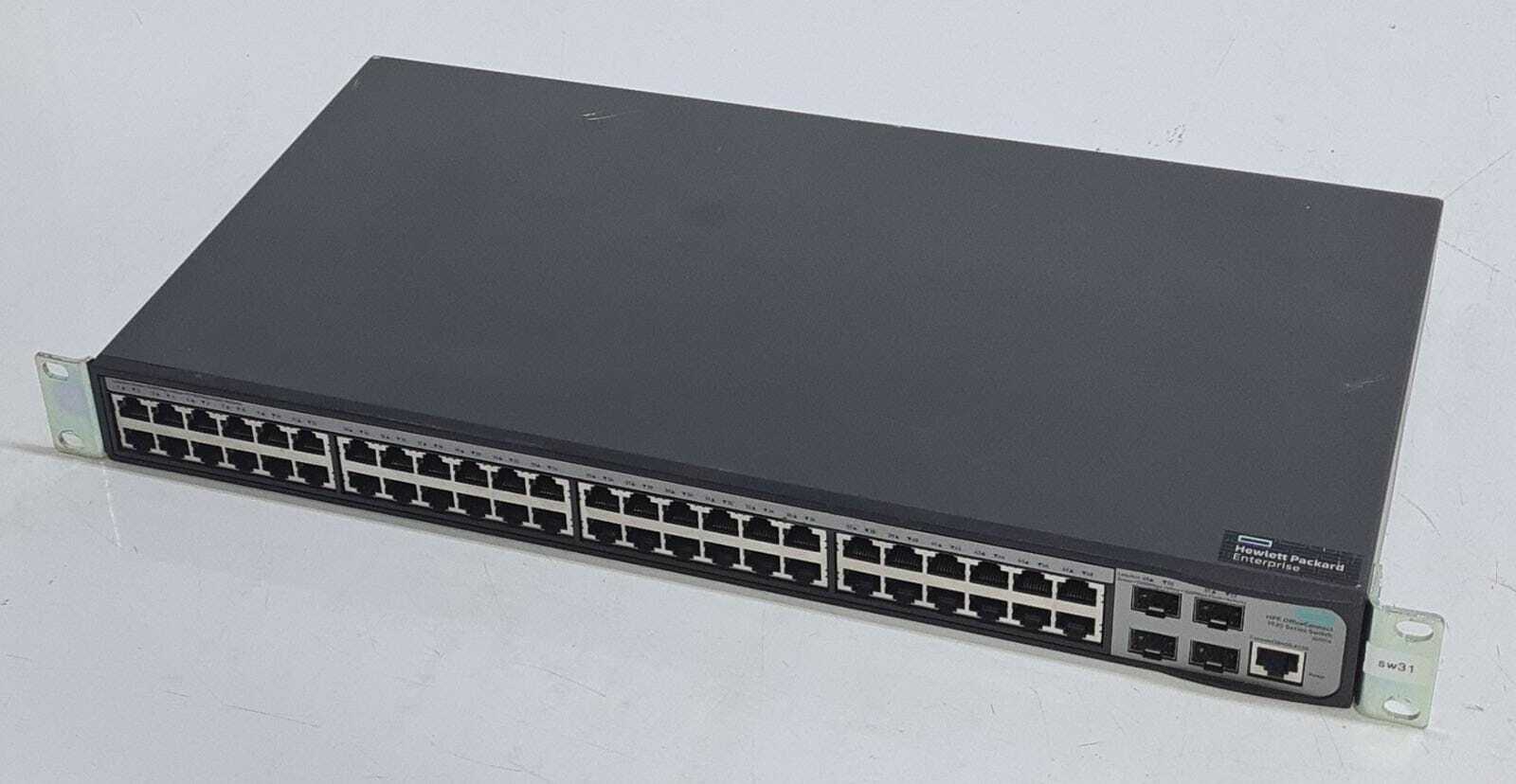 HP / HPE OfficeConnect Switch 1920 48G Port JG927A Network SFP Receiver