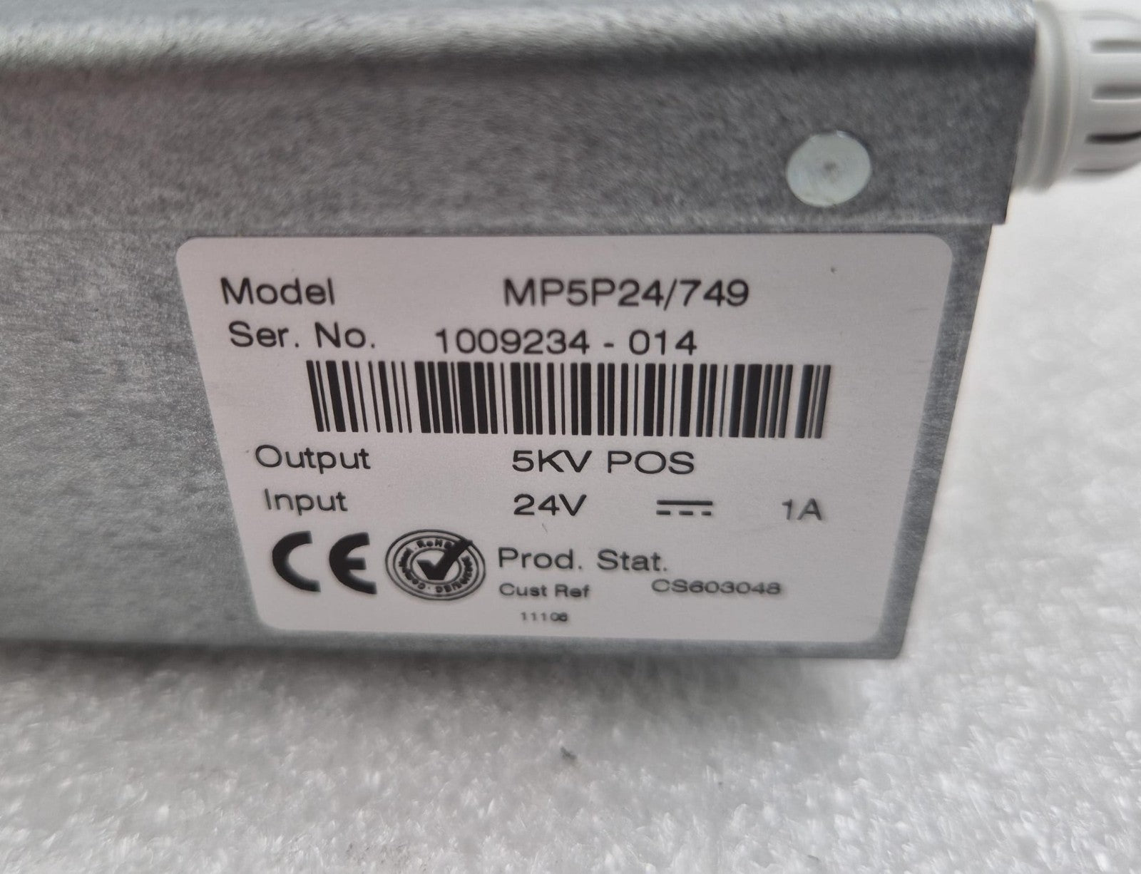 Spellman MP SERIES MP5P24/749 5KV POS High Voltage Electronics Power Supply