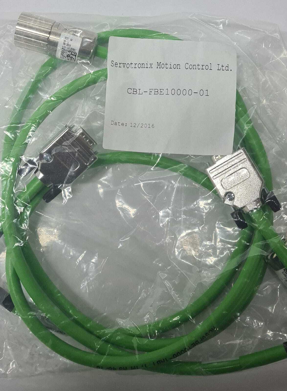 Servotronix Motion Control Encoder Cable Connect CBL- FBE10000- 01