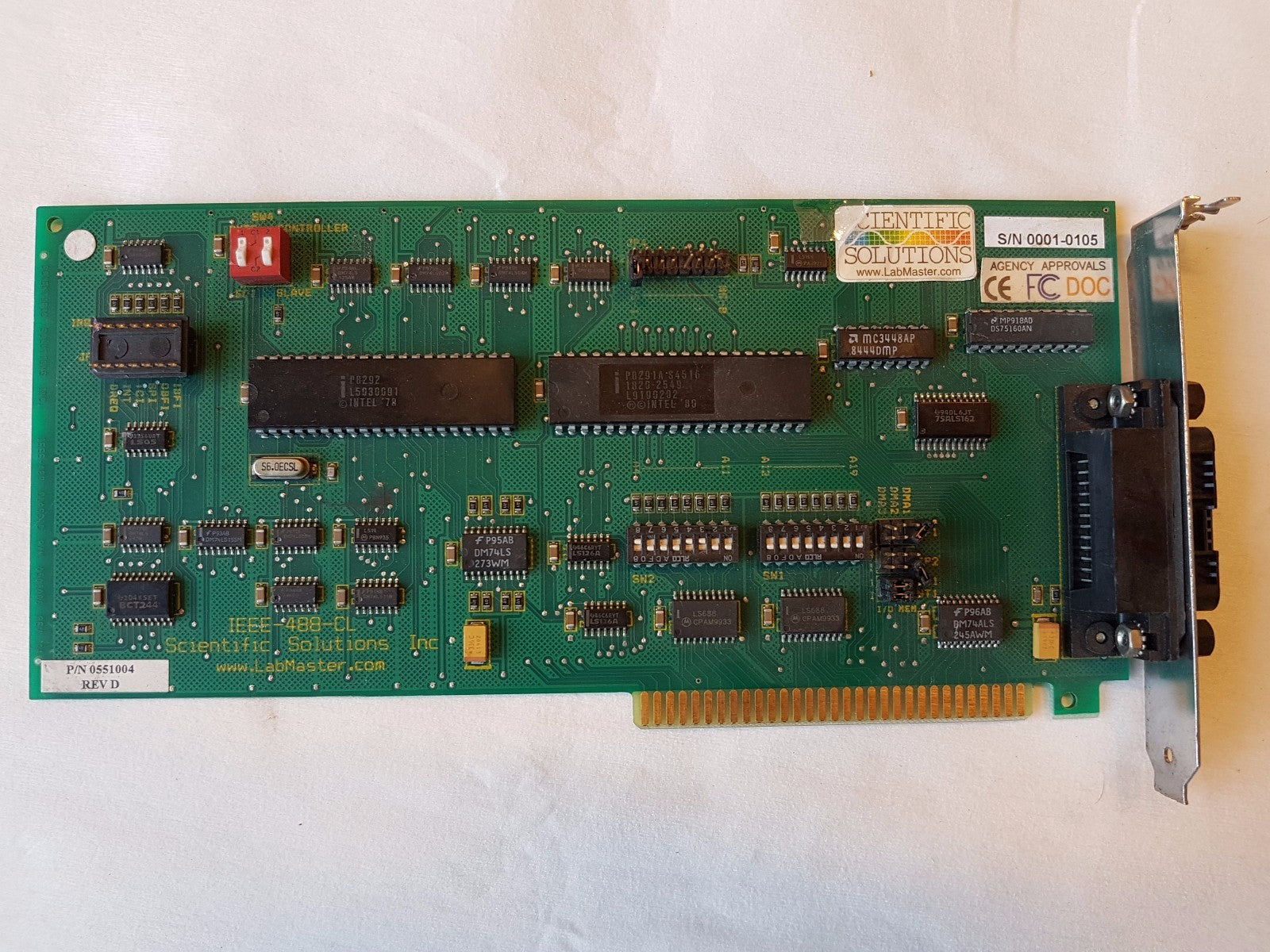 Lab Master Scientific Solutions IEEE 488 CL 0551004 Rev D 0001 0105