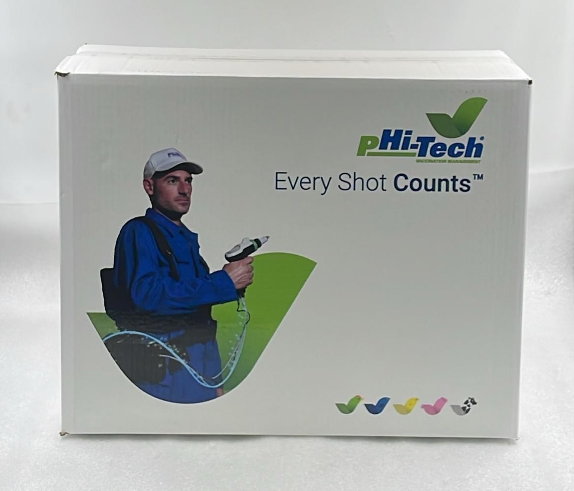 PHI‑TECH PVX100 Dual Vaccine Injector Smart Poultry System–Dual Kit *NEW SEALED*