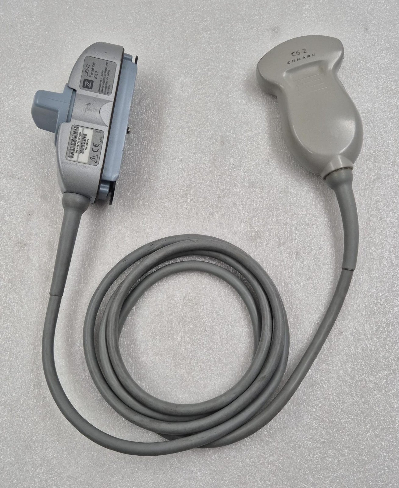 ZONARE C6-2 ULTRASOUND TRANSDUCER PROBE 84009