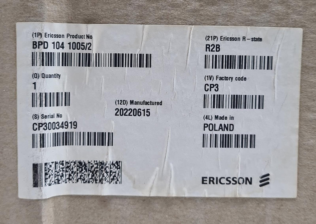 NEW SEALED - Ericsson BPD 104 1005/2 R2B CLIMATE UNIT ACTIVE COOLING