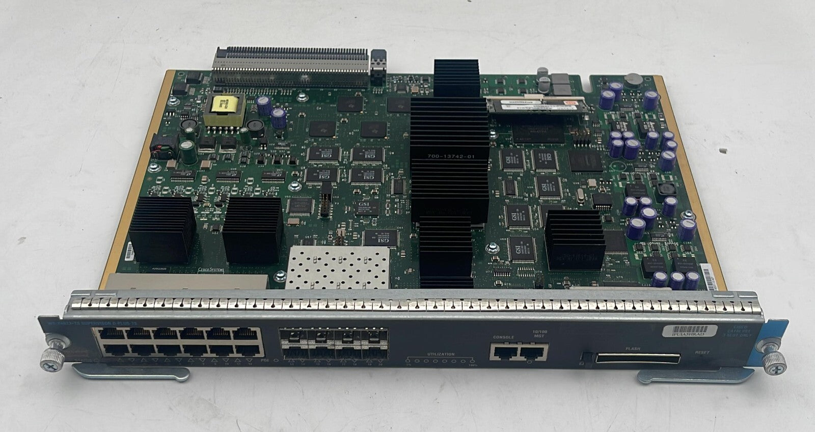 Cisco Catalyst WS-X4013+TS SuperVisor II-Plus-TS W/ VI8BU327238DTE Memory Card