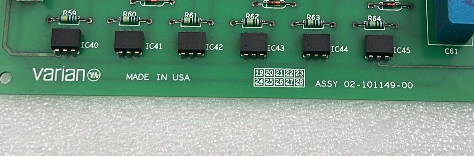Varian 02-101149-00 Control Board PCB Cary UV-Visible Spectrophotometer *AS-IS*
