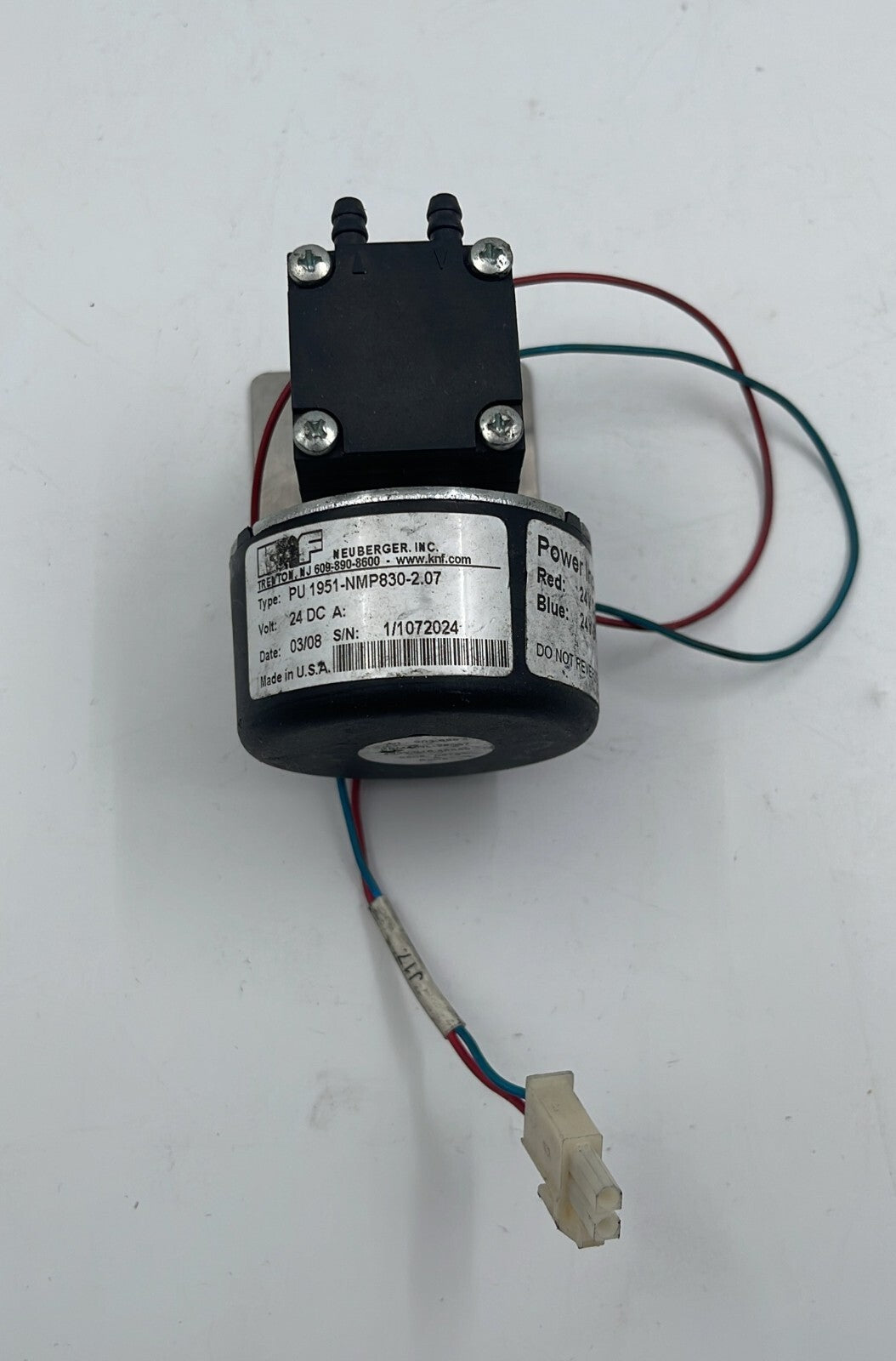 KNF Micro Pump PU 1951-NMP830-2.07 24V