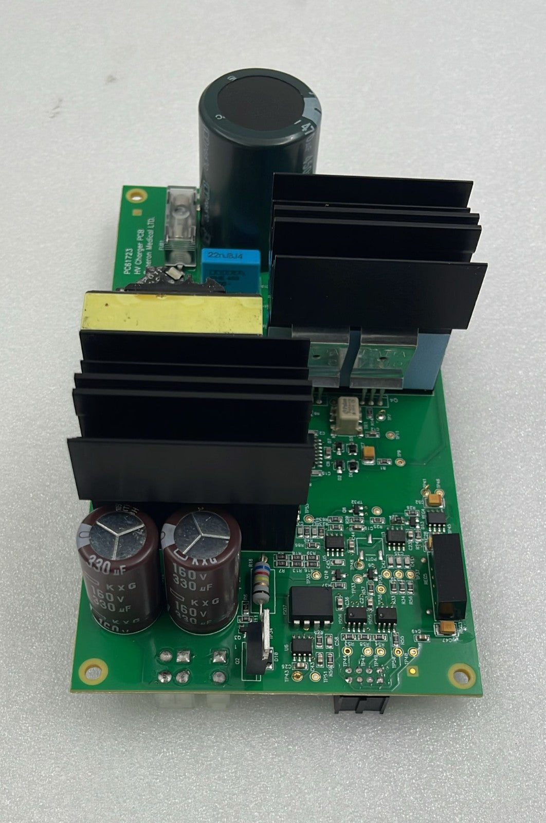 Syneron Candela medical HV charger PCB full assembly view