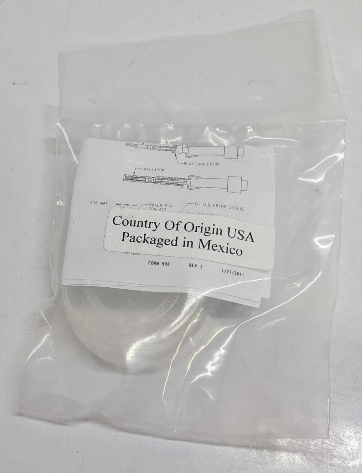 [LOT 9] NEW Sealed - DEUTSCH COAX Pin Socket 6162-233-1277 M39029/28-211
