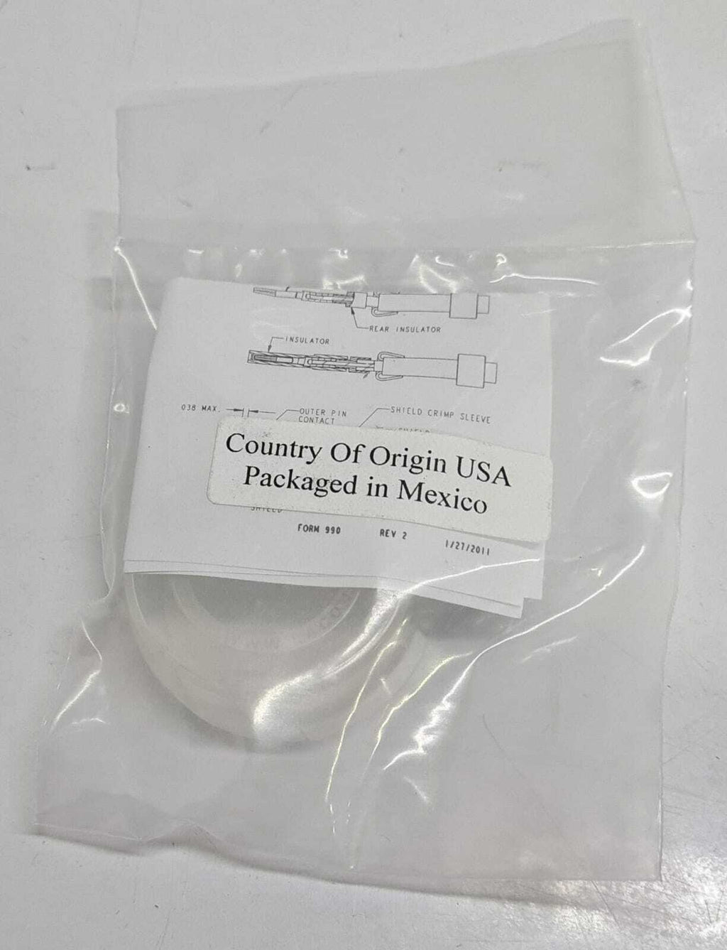 [LOT 9] NEW Sealed - DEUTSCH COAX Pin Socket 6162-233-1277 M39029/28-211