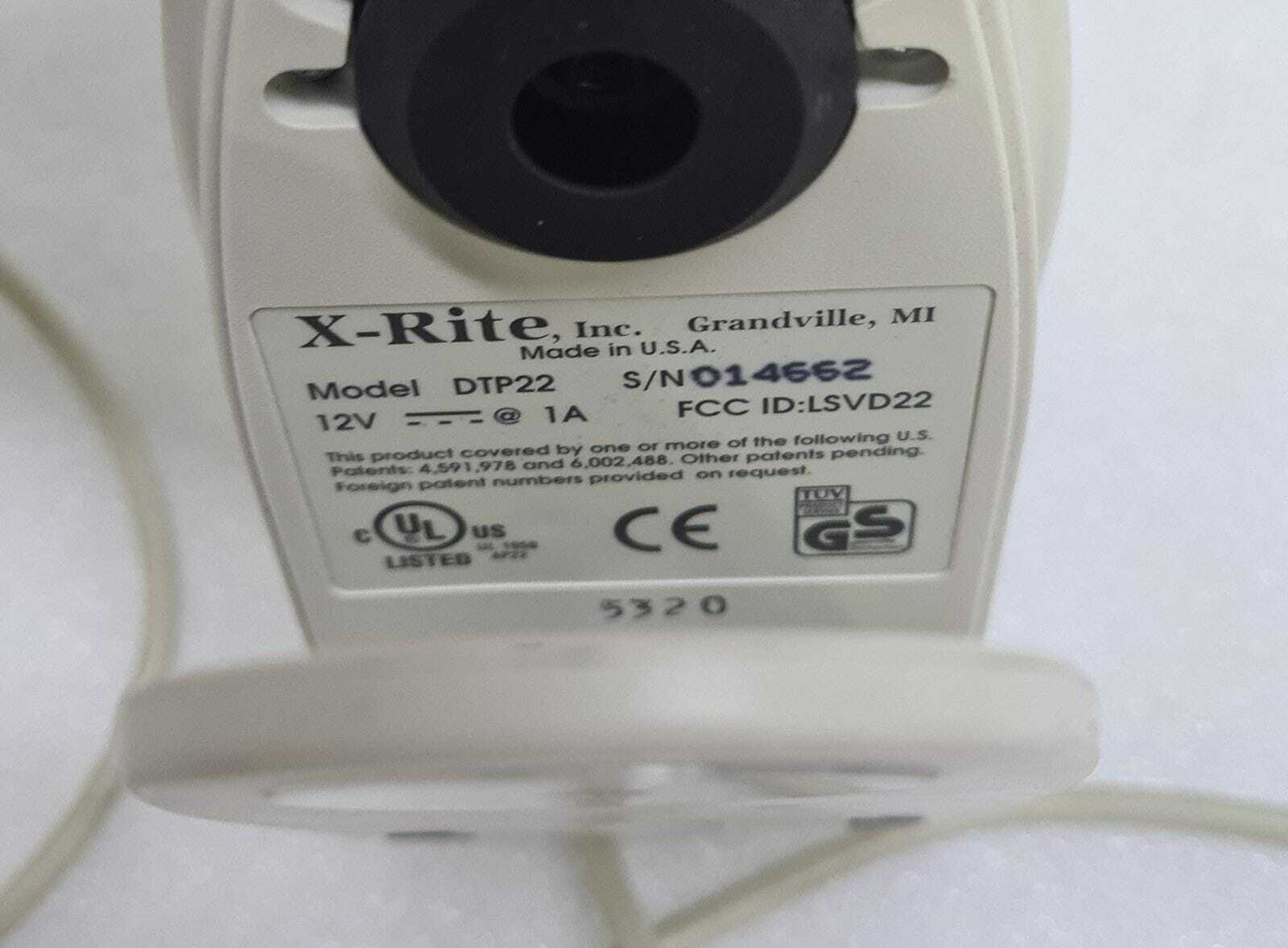 X-Rite DTP22 Color Digital Swatchbook Spectrophotometer - AS IS