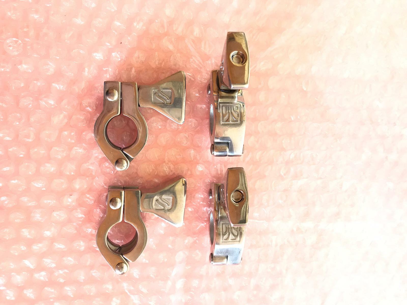 [LOT OF 4] 1" Clamps Tri Clamp Sanitary CB Made in Taiwan